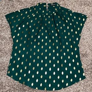 SHEIN, mock neck blouse, Medium